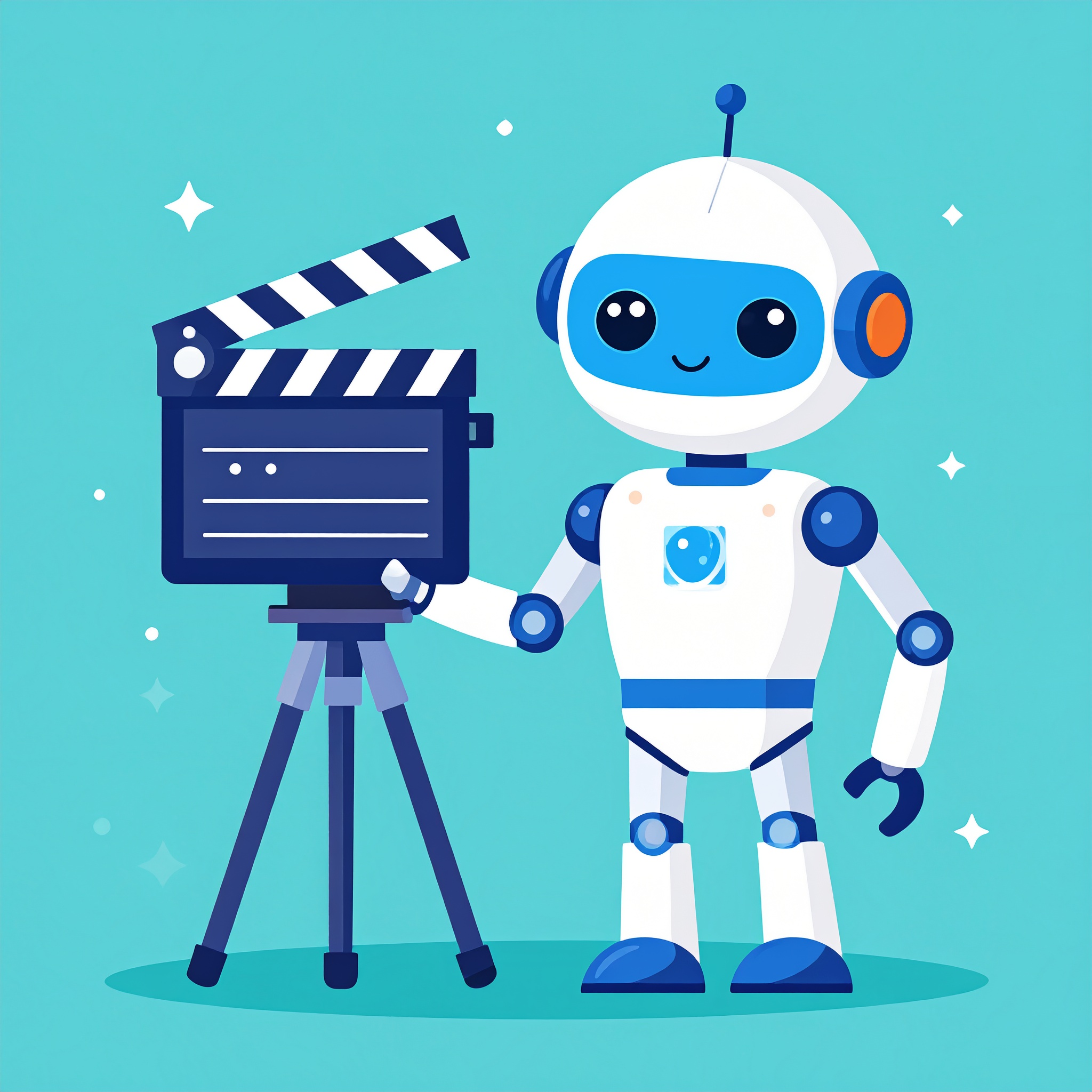 ロボットが映画をとってる