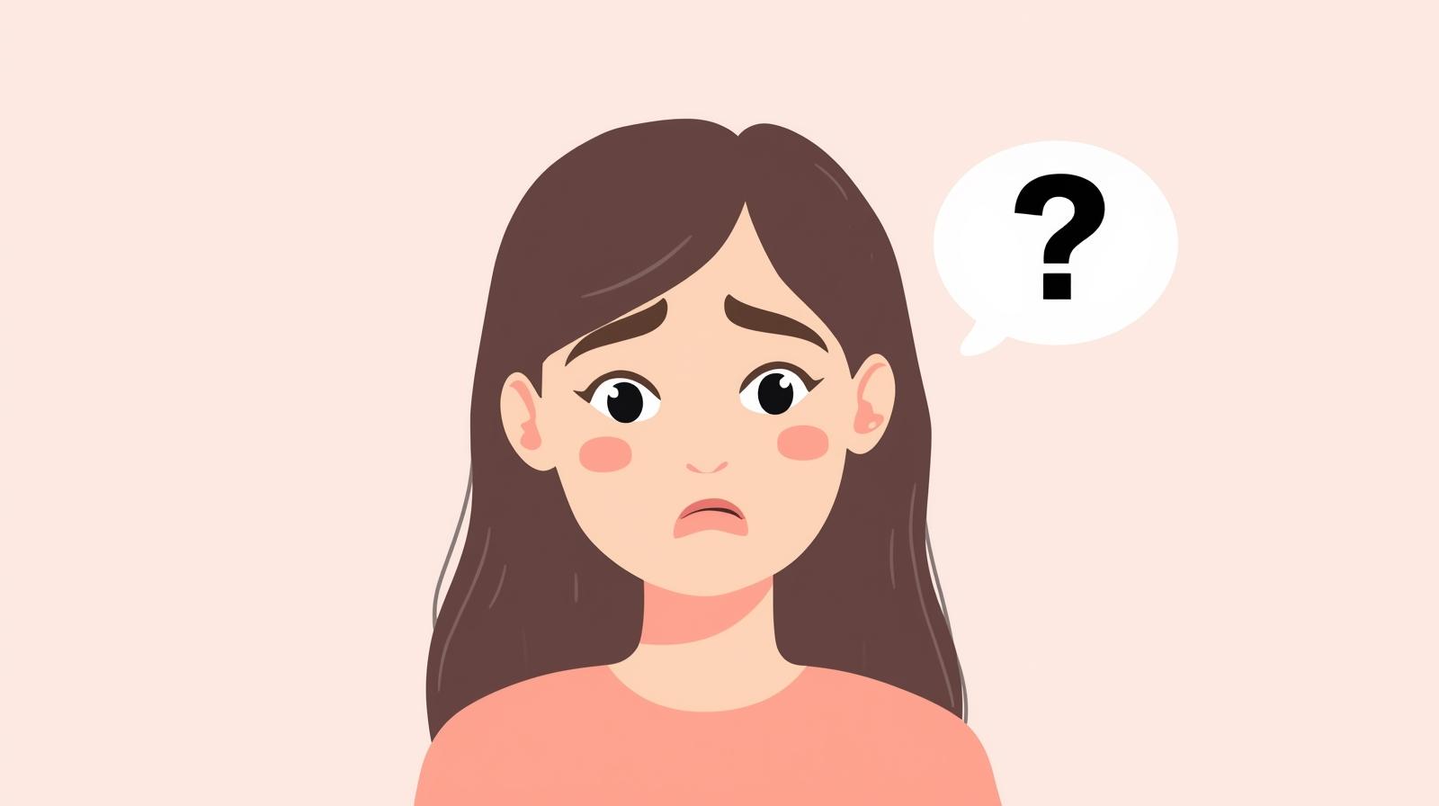 人間がバカになっている状態を優しい色合いのかわいい平面的なイラストで表現